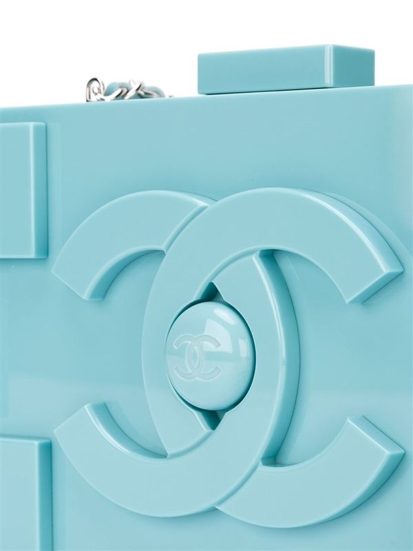 Baby Blue Lego Clutch - rewindvintageofficial