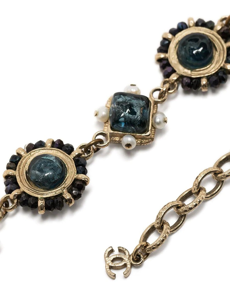 Stone Embellished Baroque Bracelet - rewindvintageofficial