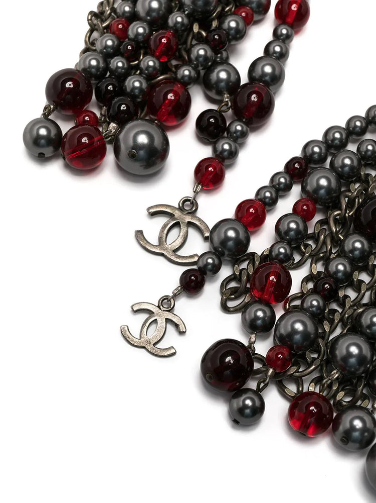 Chain-Link Beaded Necklace - Rewind Vintage Affairs