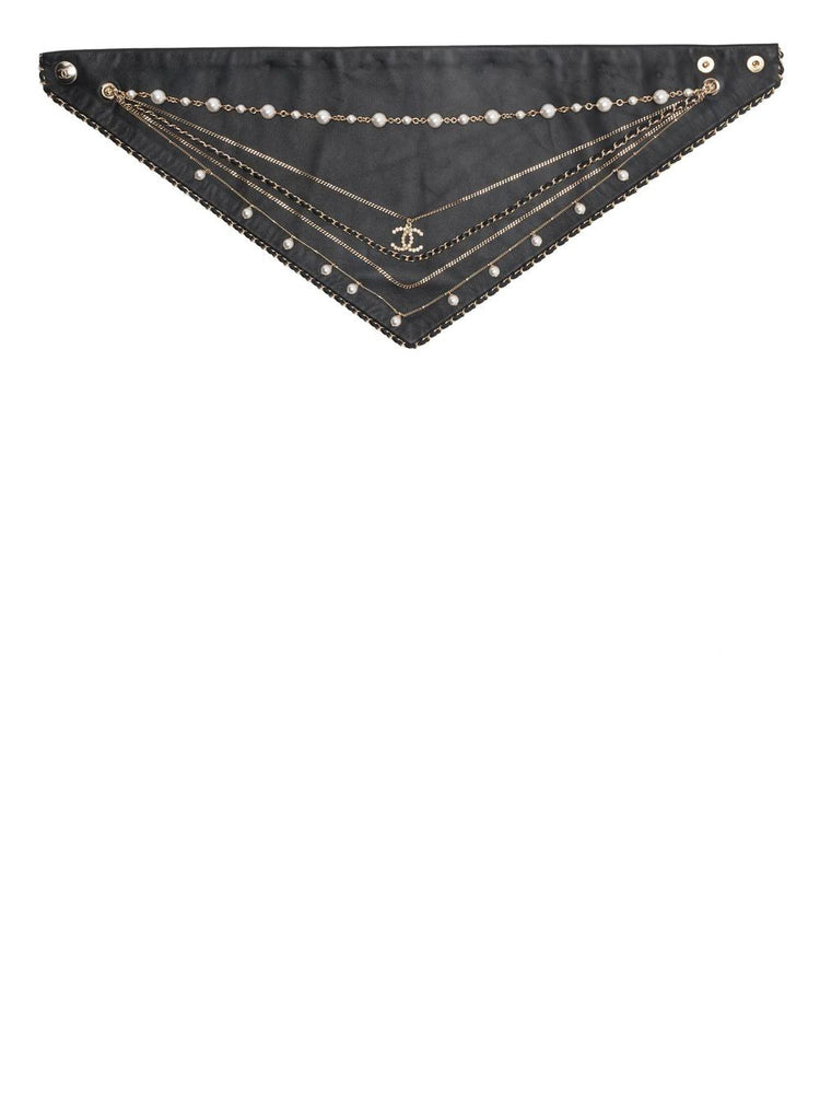 CC Chain Layered Bandana Necklace - Rewind Vintage Affairs
