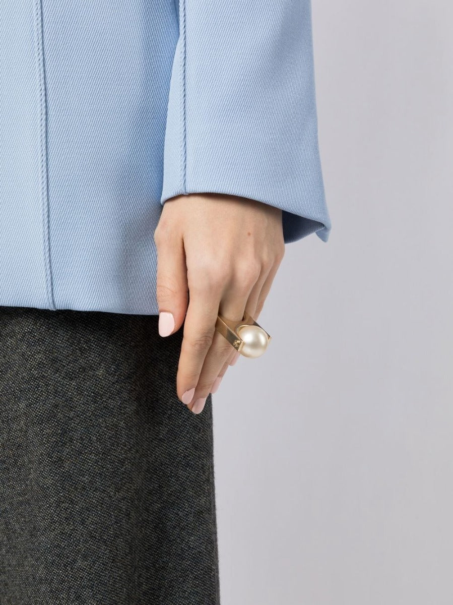 CC Pearl-embellished Ring - Rewind Vintage Affairs
