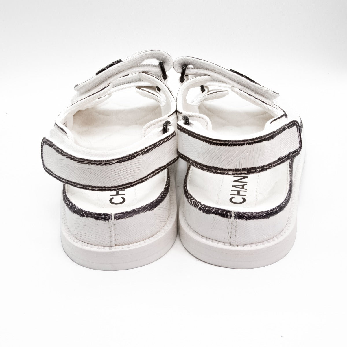 White Logo Sandal 22C - Rewind Vintage Affairs