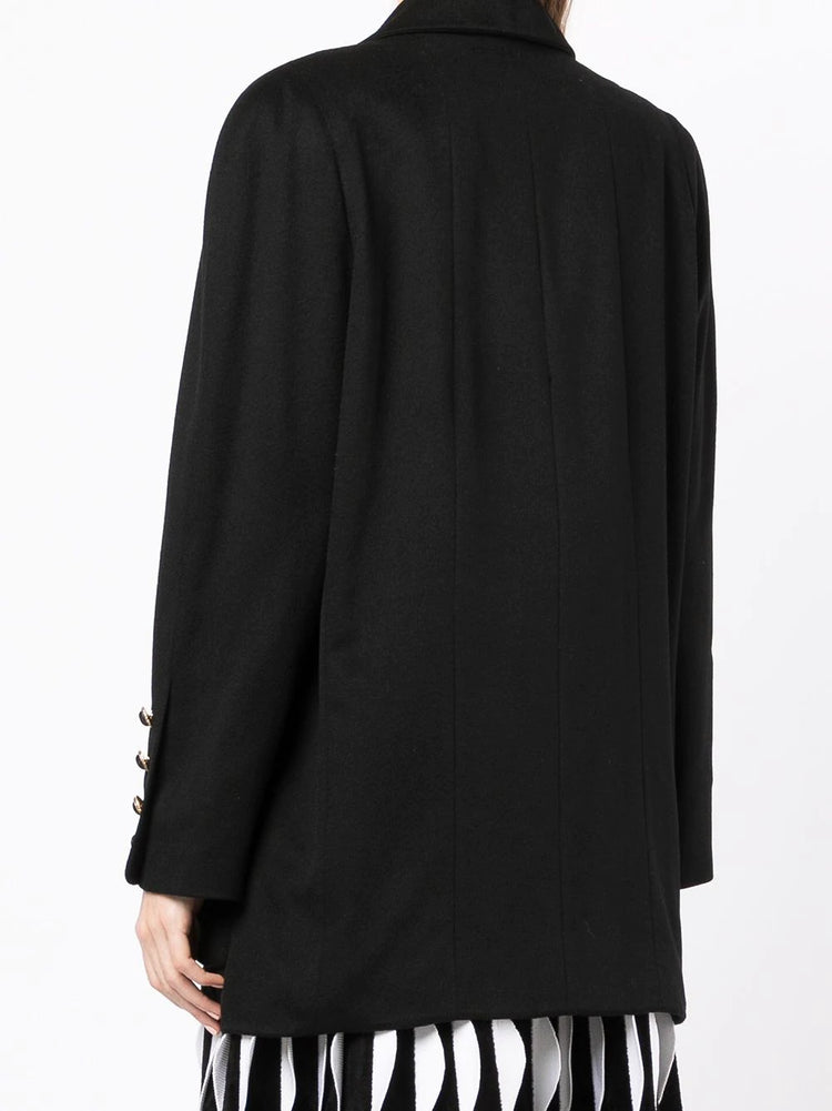 Double-Breasted Cashmere Blazer - Rewind Vintage Affairs