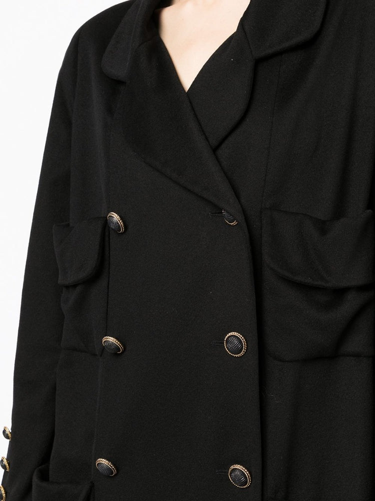 Double-Breasted Cashmere Blazer - Rewind Vintage Affairs