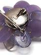 Glass Resin Mauve Flower Brooch - Rewind Vintage Affairs