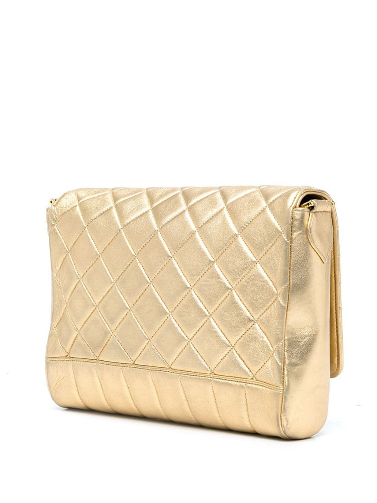 Gold Chanel Shoulder Bag - Rewind Vintage Affairs