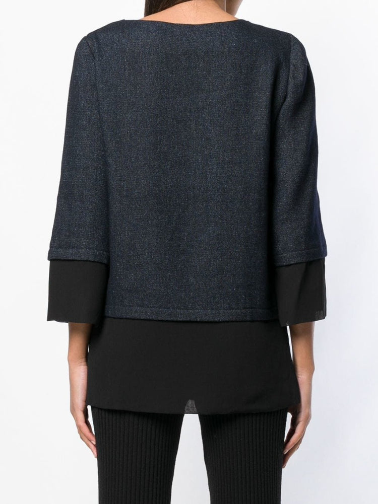 Layered Straight Blouse - rewindvintageofficial