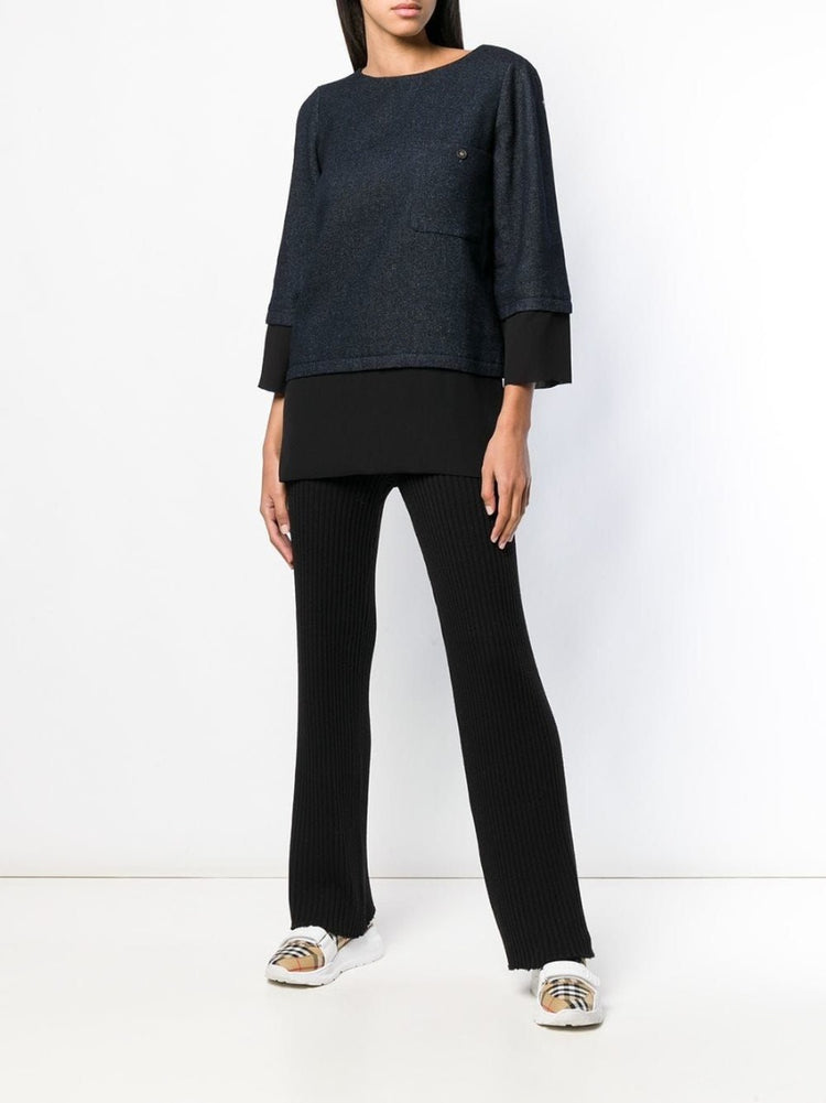Layered Straight Blouse - rewindvintageofficial