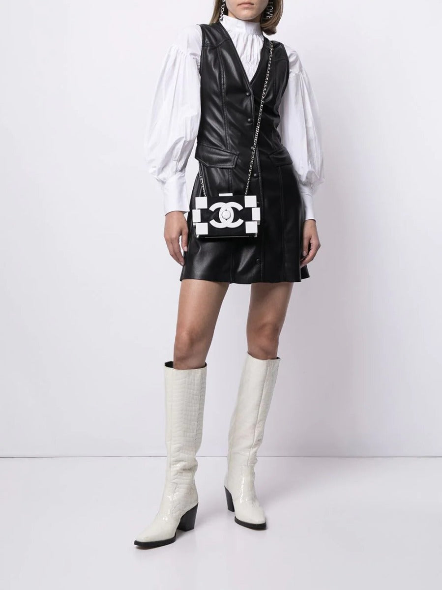 Monochrome Lego Boy Clutch - rewindvintageofficial