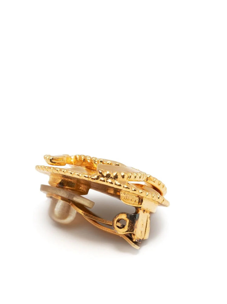 Chain Print Clip-on Earrings - rewindvintageofficial
