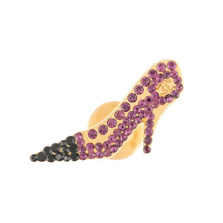 Crystallised Shoe Pin - rewindvintageofficial