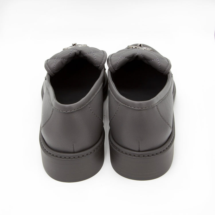 CC Quilted Leather Loafers - Rewind Vintage Affairs