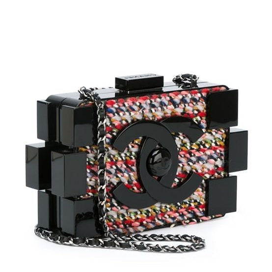 Tweed Lego Bag - rewindvintageofficial