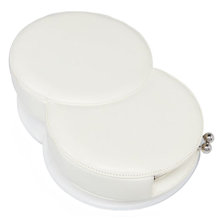 Chanel White Brasserie Gabrielle Plate Bag