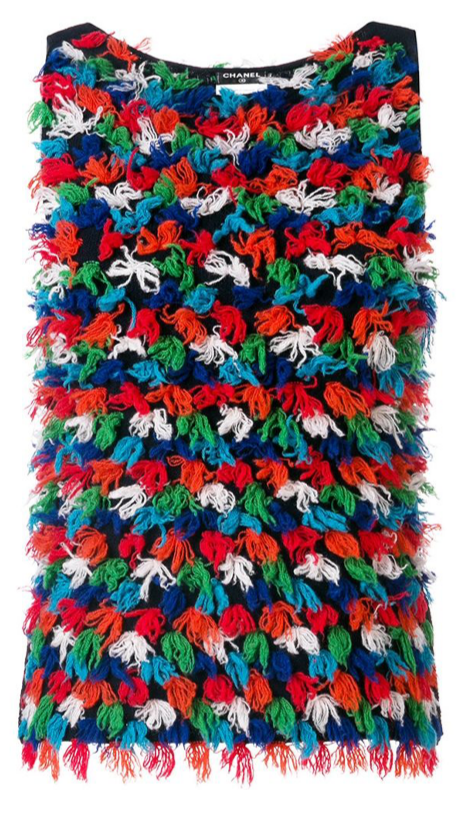 Multicolour Cashmere Vest Top