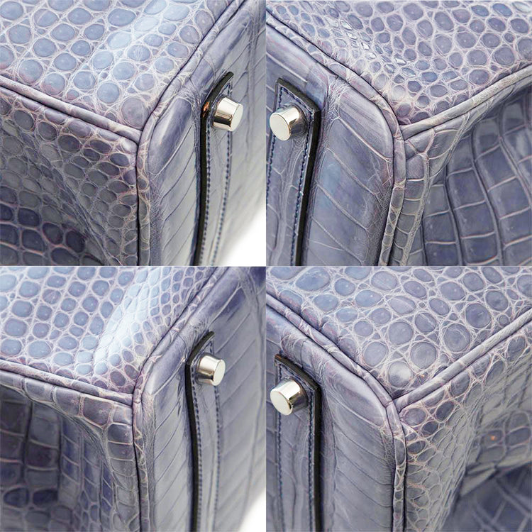 Hermès Brighton Blue Exotic Birkin 35cm