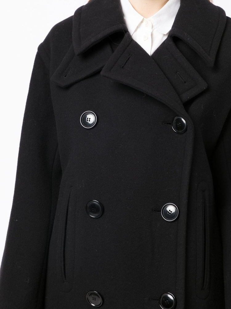 Double-Breasted Wool Coat - Rewind Vintage Affairs
