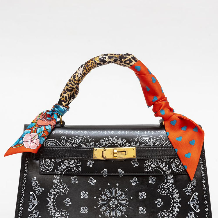 Customised Bandana Print Kelly 28cm 1973 - rewindvintageofficial
