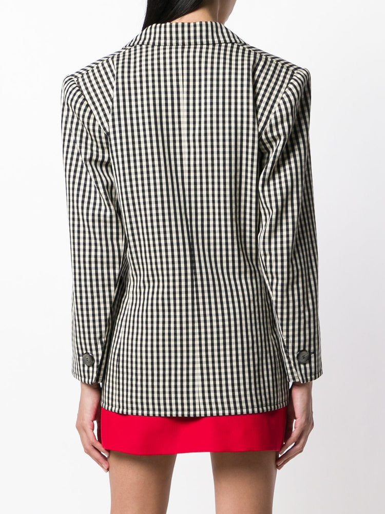 Yves Saint Laurent Gingham Blazer