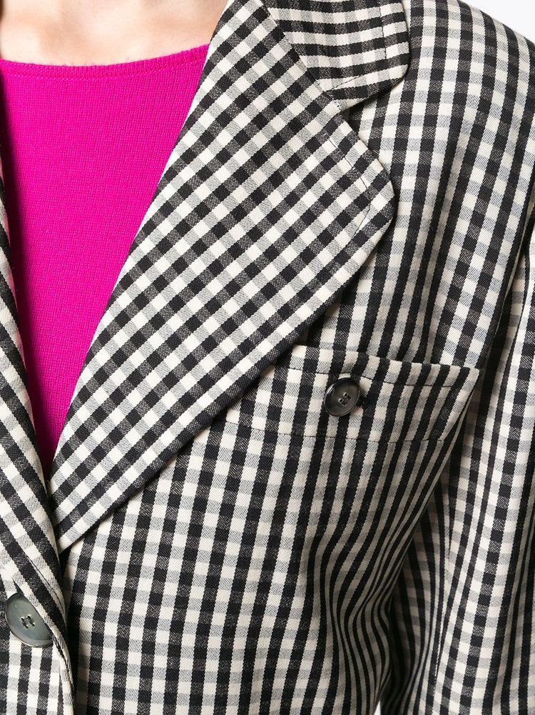 Yves Saint Laurent Gingham Blazer