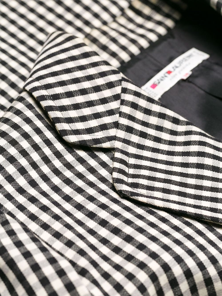 Yves Saint Laurent Gingham Blazer
