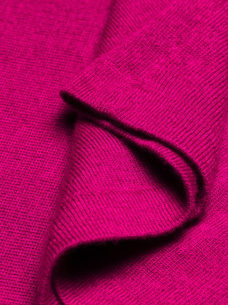 Fuchsia Cashmere Top - rewindvintageofficial