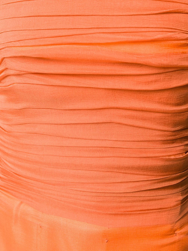 Orange Chiffon Top - rewindvintageofficial