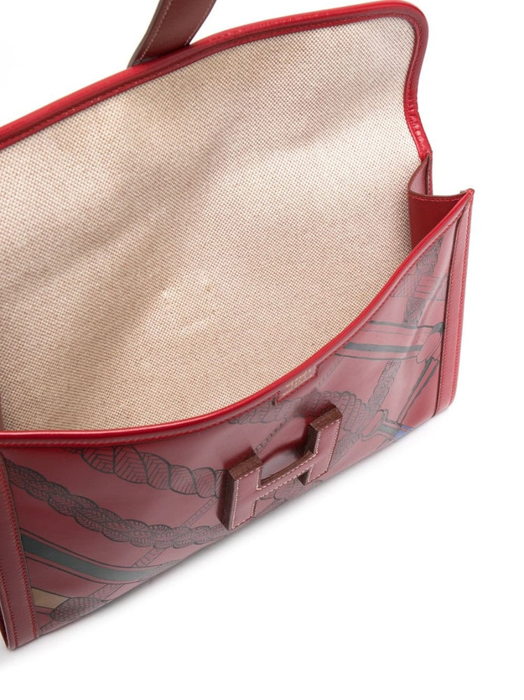Jige Red Leather Clutch - rewindvintageofficial