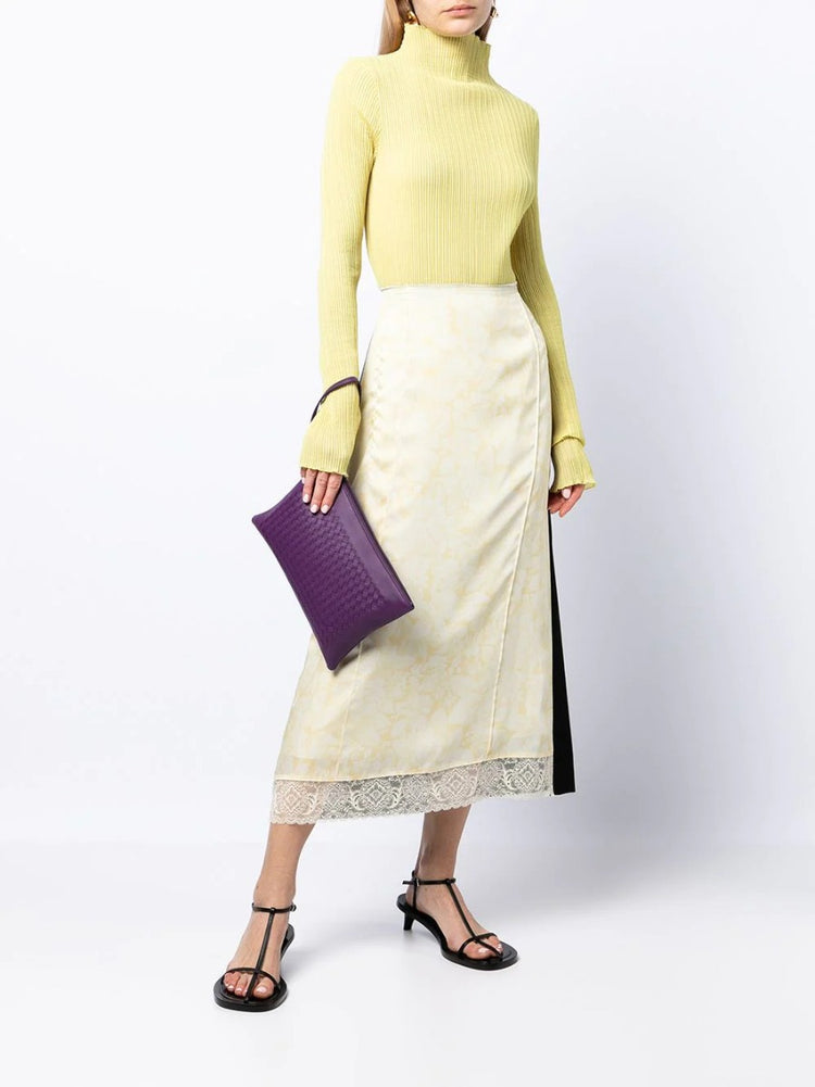 Purple Intrecciato Pouch - Rewind Vintage Affairs