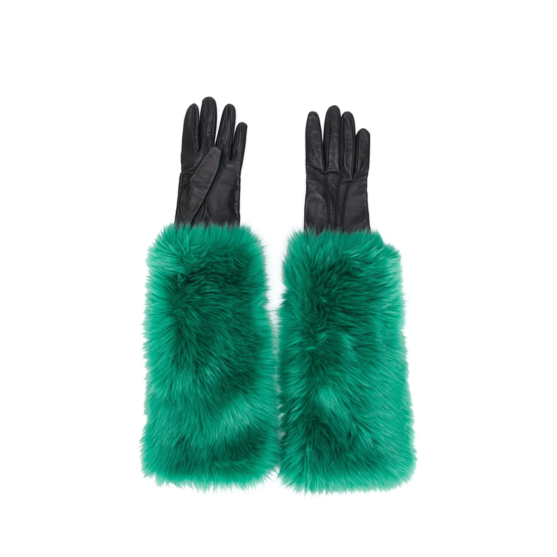 Faux Fur Lined Gloves - Rewind Vintage Affairs