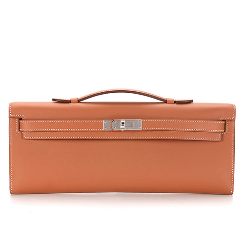 Hermès Kelly Cut Gold Swift PHW