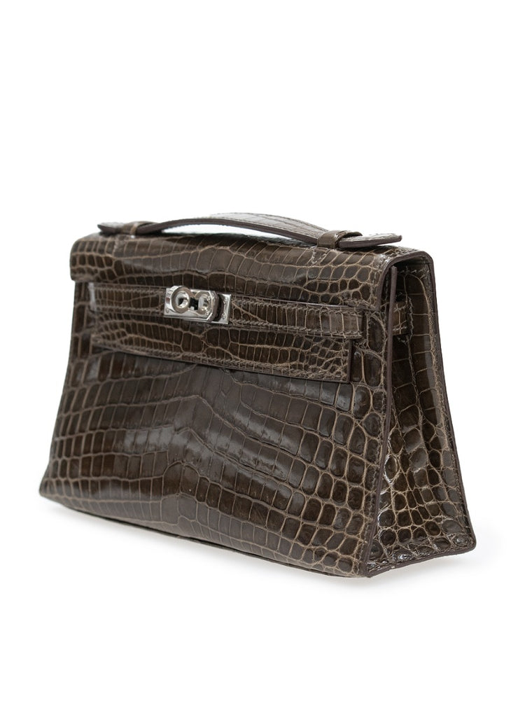 Gris Elephant Kelly Pochette - Rewind Vintage Affairs