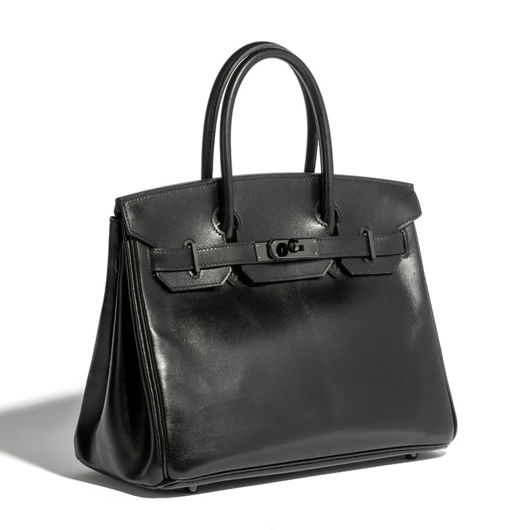 Limited Edition 30cm So Black Birkin by JPG - Rewind Vintage Affairs