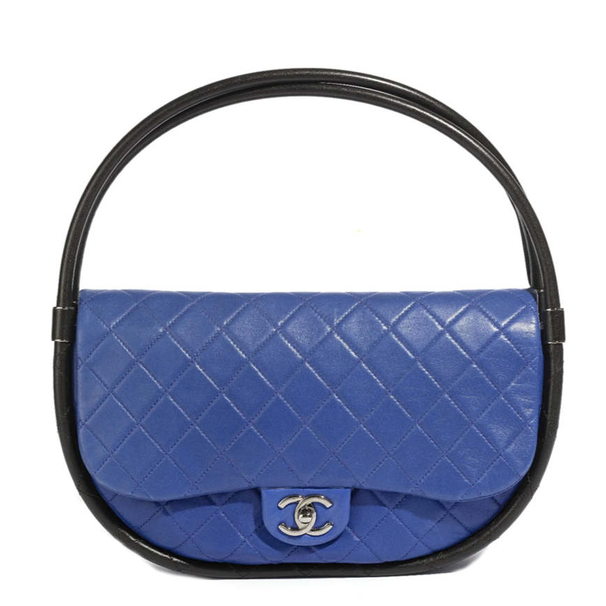 SS13 Hula Hoop Bag Blue - Rewind Vintage Affairs