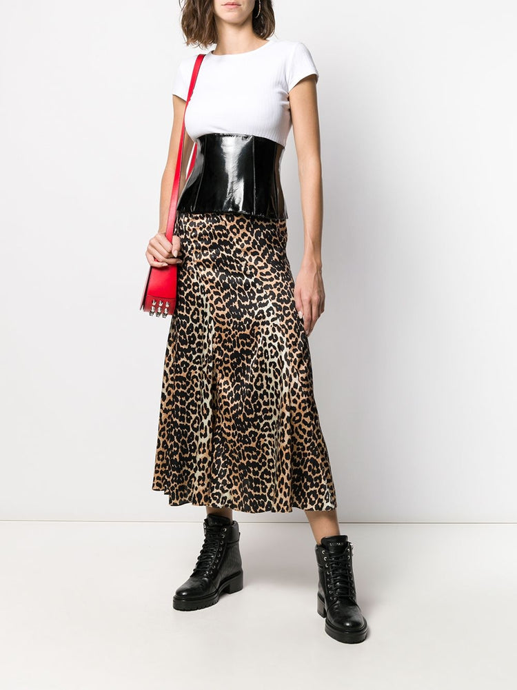 Patent Leather Corset Belt - rewindvintageofficial