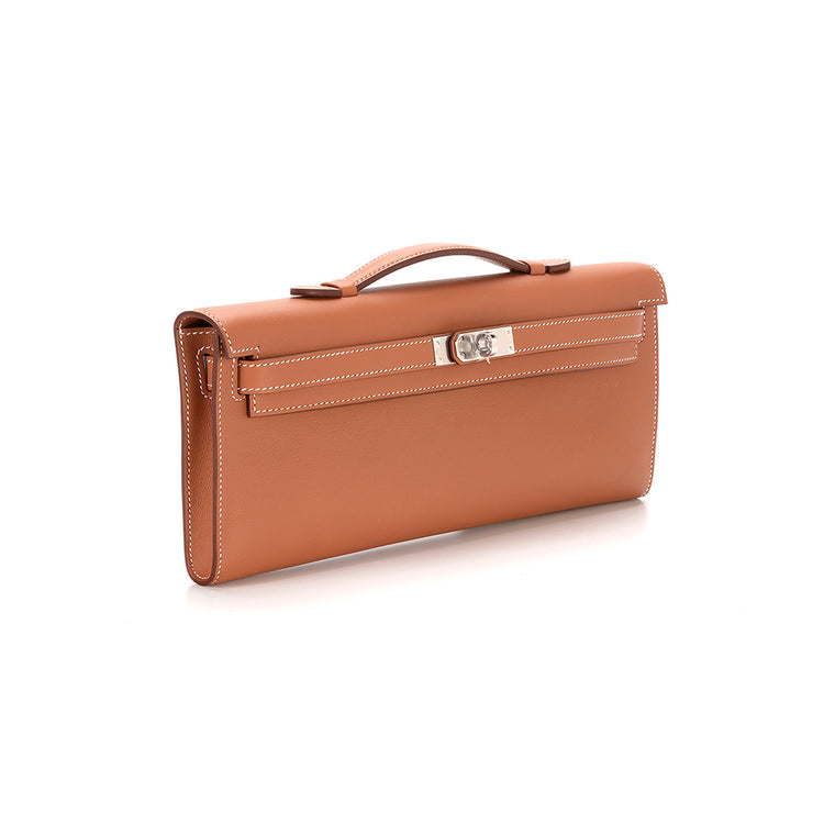 Hermès Kelly Cut Gold Swift PHW