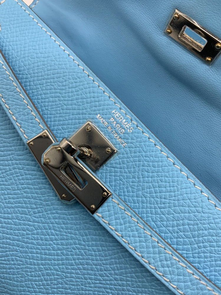 Blue Celeste Micro Kelly - Rewind Vintage Affairs