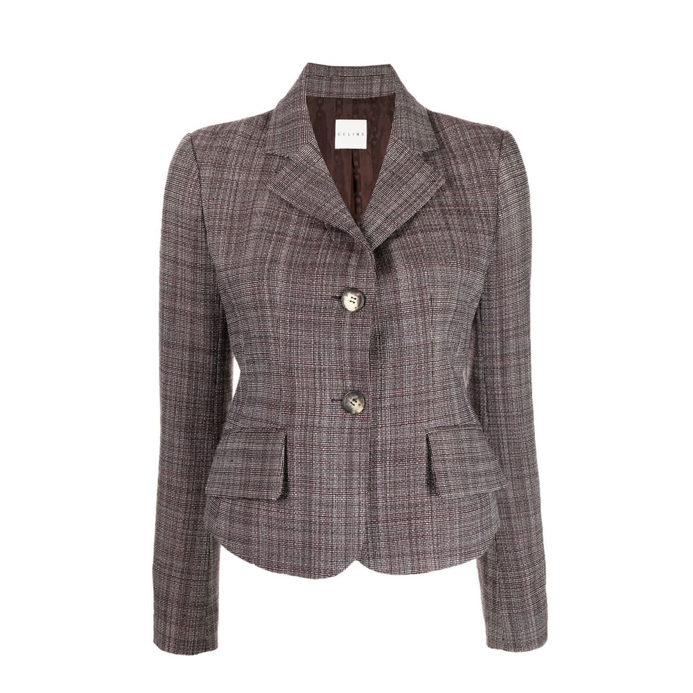 Brown Wool Blazer - Rewind Vintage Affairs