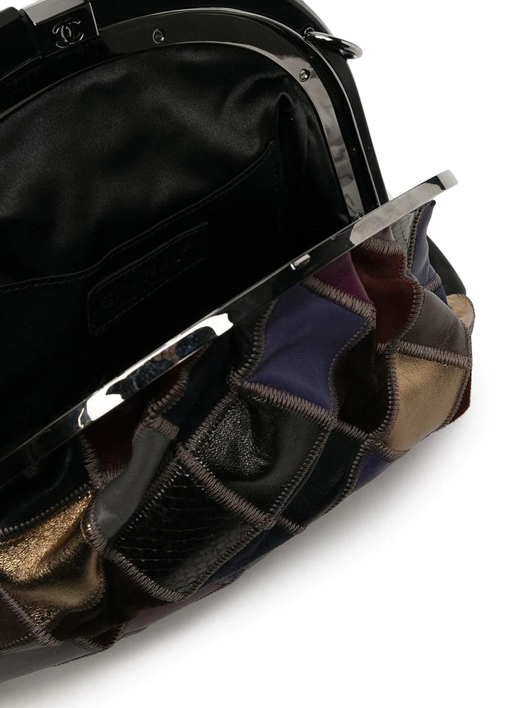 Leather Patchwork Handbag - Rewind Vintage Affairs