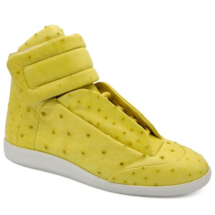 Yellow High-top Future Sneakers - Rewind Vintage Affairs