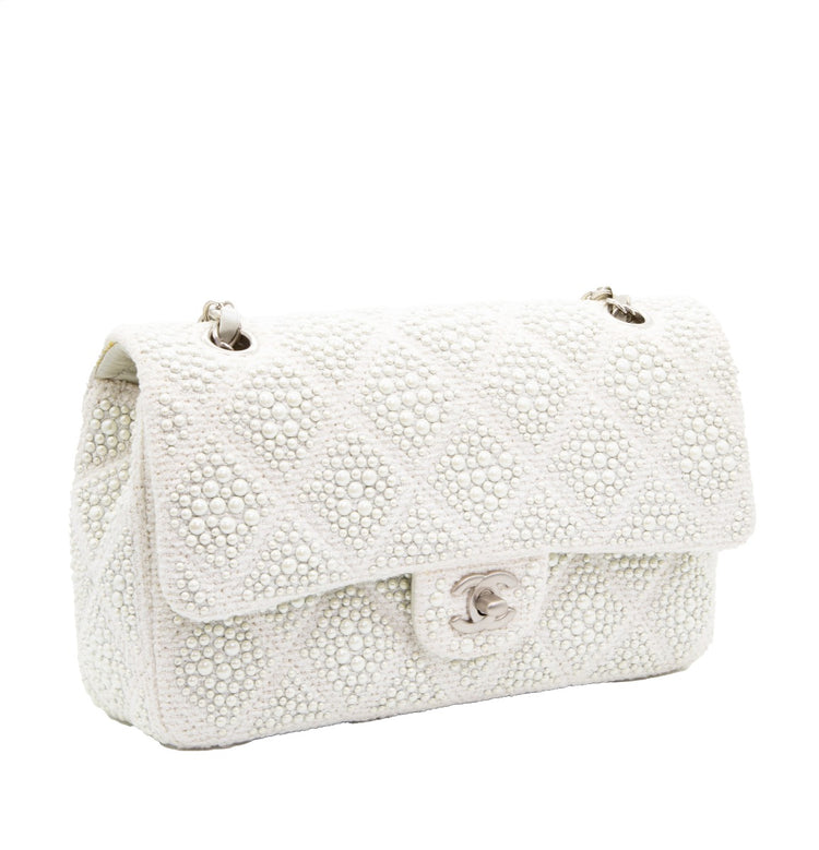 Chanel Pearl Embellished Flap Bag