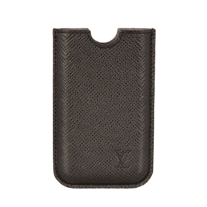 Black Taiga Leather iPhone Case - Rewind Vintage Affairs