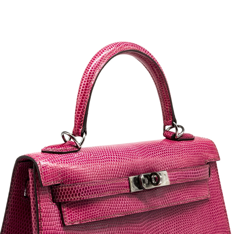 Hermès Fuchsia Exotic 25cm Kelly Bag