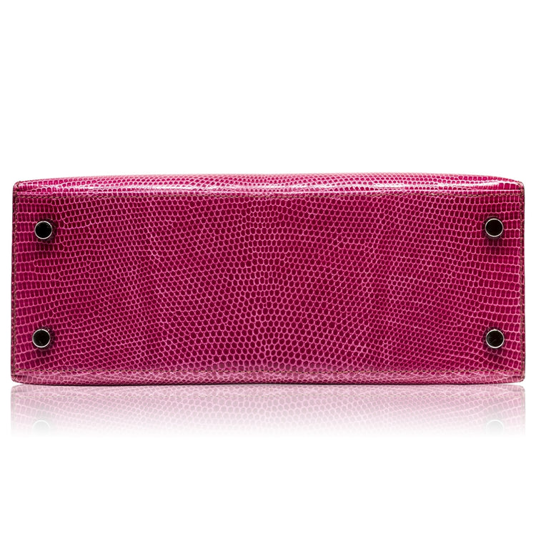 Hermès Fuchsia Exotic 25cm Kelly Bag