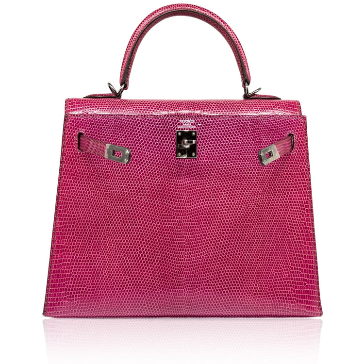 Hermès Fuchsia Exotic 25cm Kelly Bag