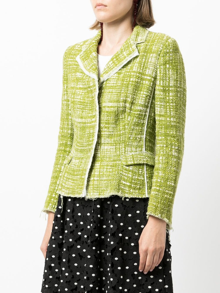 Green Tweed Blazer - rewindvintageofficial