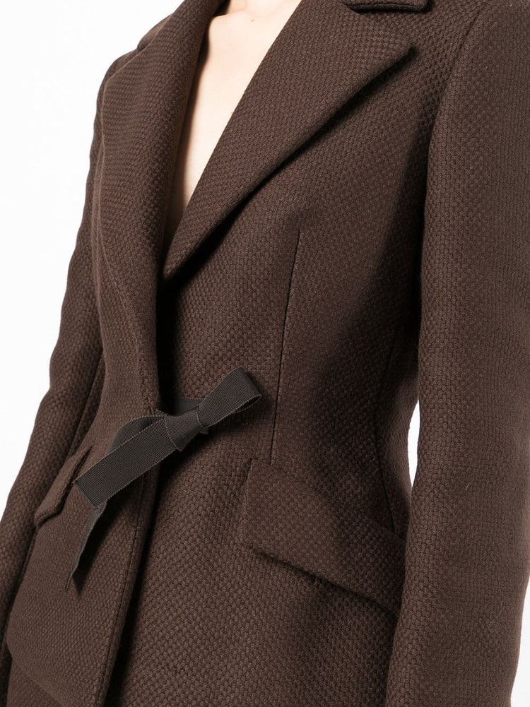 Wool Brown Skirt Suit - Rewind Vintage Affairs