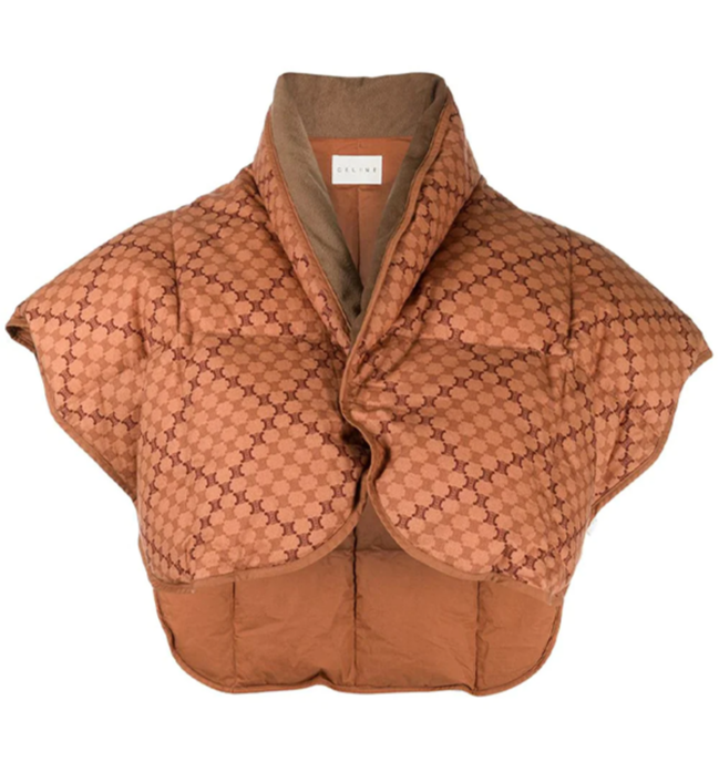 Cropped Padded Plaid Jacket - Rewind Vintage Affairs