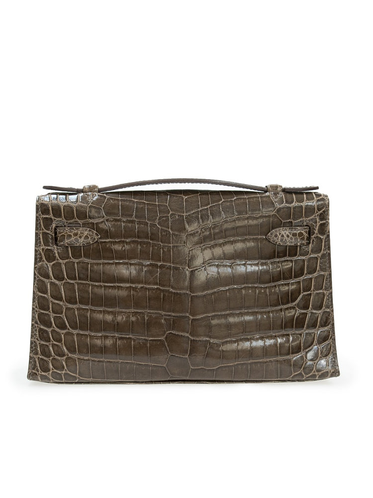 Gris Elephant Kelly Pochette - Rewind Vintage Affairs