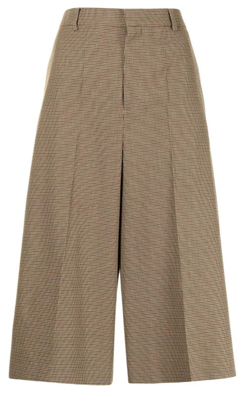 2019 Check Wool Culottes - Rewind Vintage Affairs